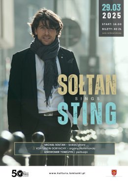 "Sołtan sings Sting" - koncert