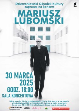 MARIUSZ LUBOMSKI- koncert