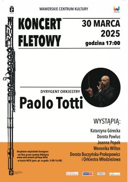 Koncert fletowy Paolo Totti
