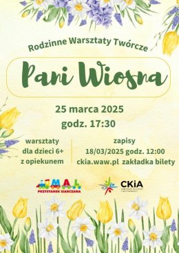 Warsztaty MAL  - „Pani Wiosna”