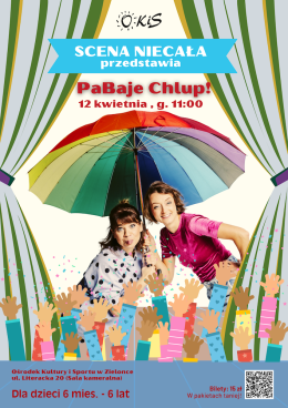 PaBaje Chlup - muzyczny teatr dla najmłodszych