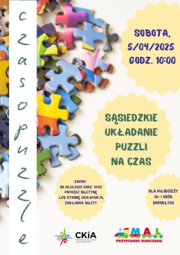 Sąsiedzkie Układanie Puzzli Na Czas