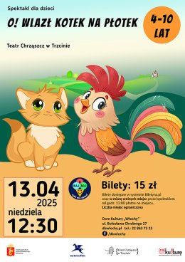 Teatr Chrząszcz w Trzcinie „O! Wlazł kotek na płotek”