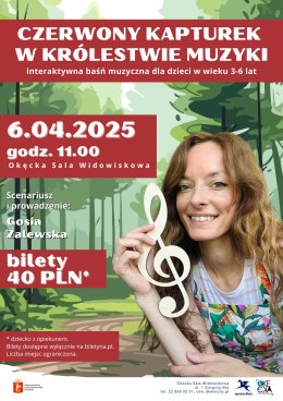 Interaktywna baśń muzyczna „Czerwony kapturek w Królestwie Muzyki”