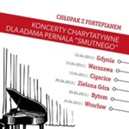 Chłopak z fortepianem. Koncert charytatywny dla Adama Pernala "Smutnego"