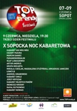 TOPtrendy 2013 - X Sopocka Noc Kabaretowa