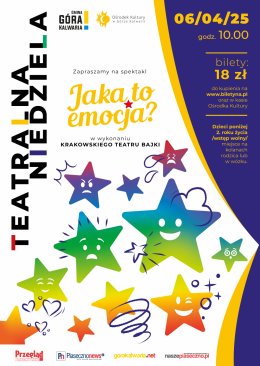 Teatralna niedziela | JAKA TO EMOCJA? | Krakowski Teatr Bajki