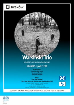 5.04.2025 - Warsiński Trio, koncert muzyki skandynawskiej - Dzień Skandynawski w Dworze Czeczów z okazji 220. urodzin Andersena