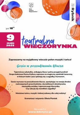 Teatralna Wieczorynka "Gosia w poszukiwaniu klucza"