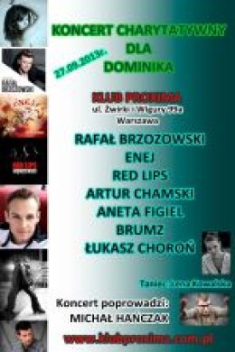 Koncert Charytatywny dla Dominika
