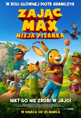 Zając Max: Misja pisanka - Kino za friko! (seanse darmowe, niebiletowane)