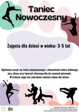 Taniec nowoczesny dla dzieci 3-5lat