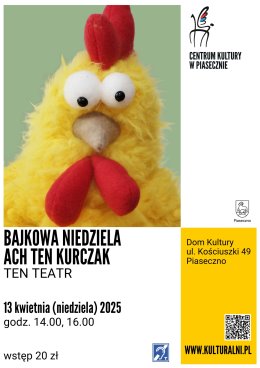 Bajkowa Niedziela - Ten Teatr. Ach ten kurczak
