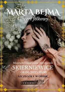 Koncert folkowy Marty Bejmy pt. NIECH SIĘ NIESIE