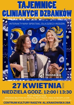 Spektakl dla dzieci ,,Tajemnice glinianych dzbanków" Teatru Mozaika