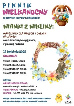 WIANKI Z WIKLINY - WARSZTATY PODCZAS PIKNIKU WIELKANOCNEGO