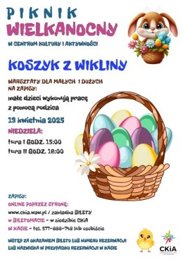 KOSZYK Z WIKLINY – WARSZTATY PODCZAS PIKNIKU WIELKANOCNEGO