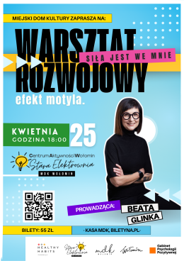 Warsztat rozwojowy | "SIŁA JEST WE MNIE. EFEKT MOTYLA"