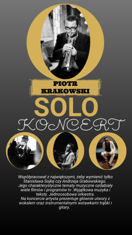 Piotr Krakowski SOLO – koncert