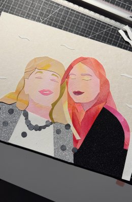 Mama na portrecie -  warsztaty Kolor Papier Nożyce