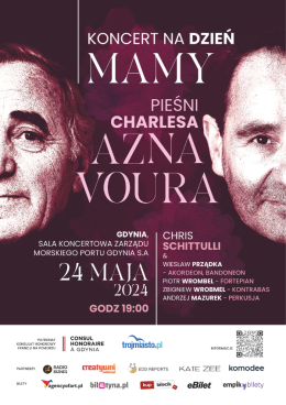 Koncert na Dzień Mamy. Pieśni Charlesa Aznavoura. Chris Schittulli, Wiesław Prządka.