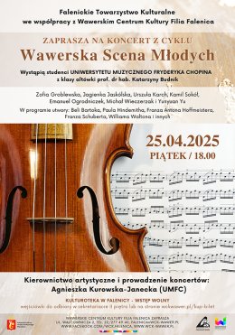 Koncert studentów UMFC - Wawerska scena młodych w WCK Falenica