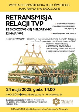 Retransmisja relacji TVP ze skoczowskiej pielgrzymki 22.05.1995