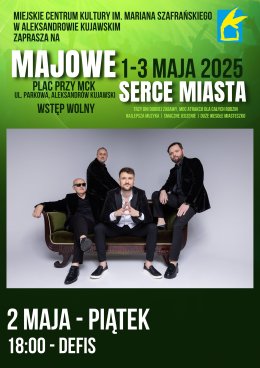 Koncert DEFIS - Majowe Serce Miasta