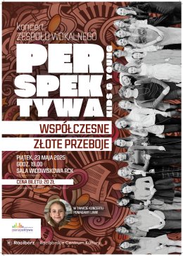 WSPÓŁCZESNE ZŁOTE PRZEBOJE -  koncert Zespołu Wokalnego Perspektywa KIDS & YOUNG