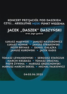 Koncert Przyjaciół Pod Daszkiem czyli Absolutnie Męski Punkt Widzenia