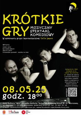 Muzyczny spektakl  komediowy ToTo Impro - Krótkie gry