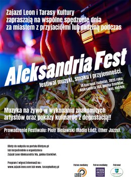 Aleksandria Fest - festiwal muzyki, smaku i przyjemności