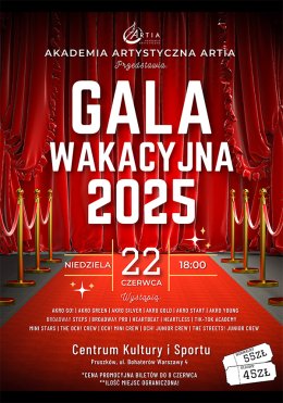 Artia Akademia Artystyczna - Gala Wakacyjna 2025 - Warszawa