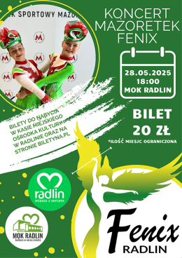 Koncert MAŻORETEK FENIX