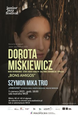 JUNIOR JAZZ FESTIWAL: Dorota Miśkiewicz; Szymon Mika