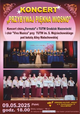 Koncert "Przybywaj piękna wiosna"