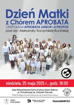 Dzień Matki z Chórem Aprobata i zespołami Aprobata Junior i A propos