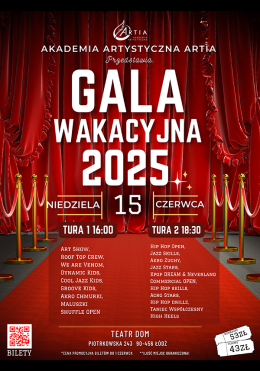 Artia Akademia Artystyczna - Gala Wakacyjna 2025 - Łódź