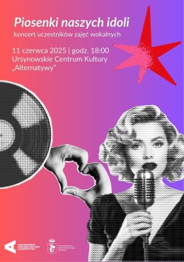 „Piosenki naszych idoli” | koncert uczestników zajęć wokalnych