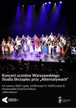 Koncert uczniów Warszawskiego Studia Skrzypiec przy „Alternatywach”