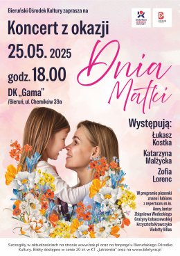 Bieruński Ośrodek Kultury: Koncert z okazji Dnia Matki