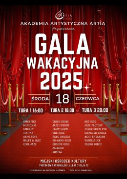 Artia Akademia Artystyczna - Gala Wakacyjna 2025 - Piotrków Trybunalski