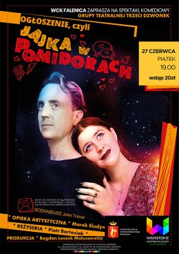 Spektakl "Ogłoszenie, czyli jajka w pomidorach" w WCK Falenica