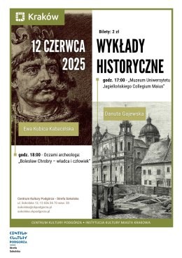 12.06/czwartek. Wykłady historyczne 17.00 i 18.00
