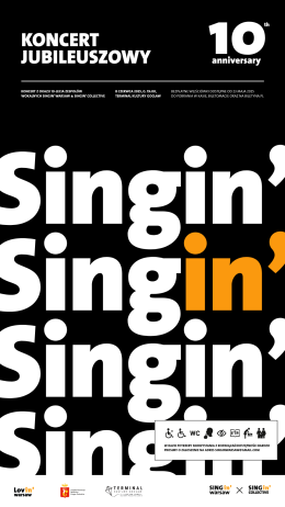 10-lecie zespołów wokalnych Singin' Warsaw i Singin' Collective