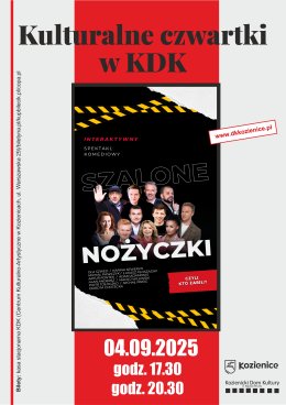 „Szalone nożyczki - czyli kto zabił”- spektakl komediowy