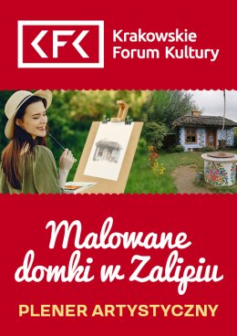 Plener artystyczny | malowane domki w Zalipiu