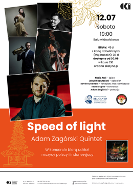 Adam Zagórski – Speed of Light