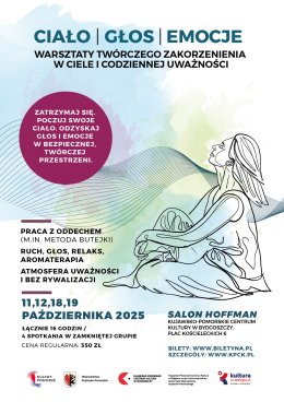Ciało | Głos | Emocje – warsztaty twórczego zakorzenienia w ciele i codziennej uważności