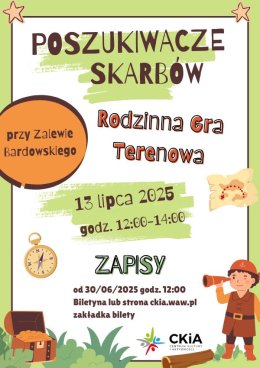 Rodzinna gra terenowa - Poszukiwacze Skarbów!
